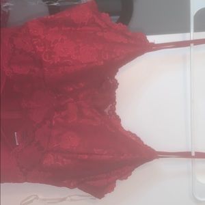 Lace red dress ❤️